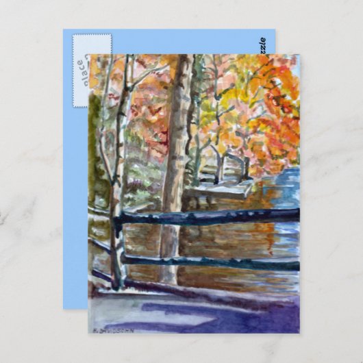 BRIEFKAARTEN VAN KUNSTSTS - ARTIST HARRIET DAVIDSO (Voorkant / Achterkant)