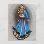 Briefkaarten van Libra Bellydancer (Voorkant)