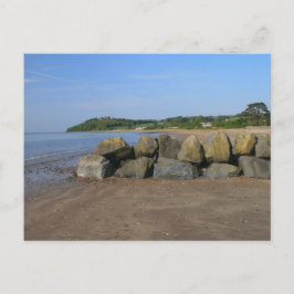 Briefkaarten van Llansteffan Castle en Beach