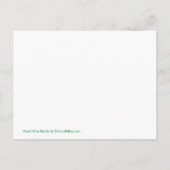 Briefkaarten van Mardi Gras Beads Green Party (Achterkant)