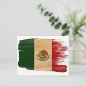 Briefkaarten van Mexico-vlag (Staand voorkant)