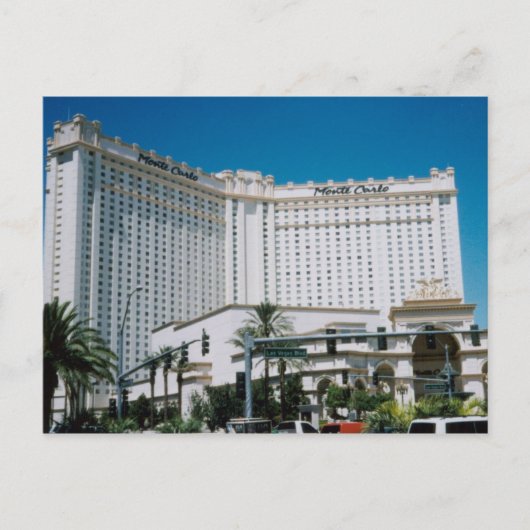 Briefkaarten van Monte Carlo Las Vegas (Voorkant)