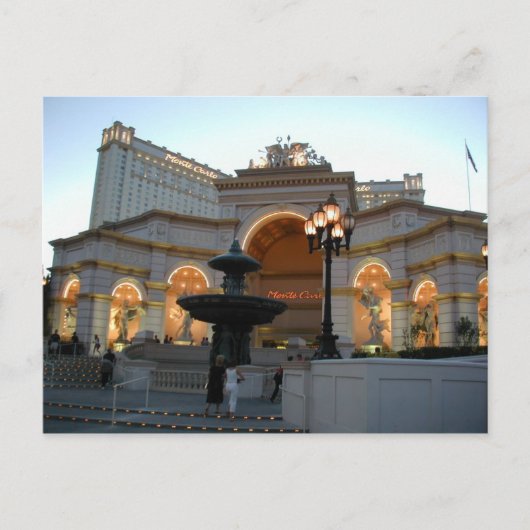 Briefkaarten van Monte Carlo Las Vegas (Voorkant)