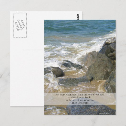 Briefkaarten van Ocean Newport Beach (Voorkant / Achterkant)