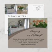 Briefkaarten van onroerend goed Interior 2 (Voorkant / Achterkant)