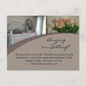 Briefkaarten van onroerend goed Interior 2 (Voorkant)