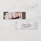 Briefkaarten van Paris Tiny Contact Kaart Contactkaartje (Voorkant / Achterkant)