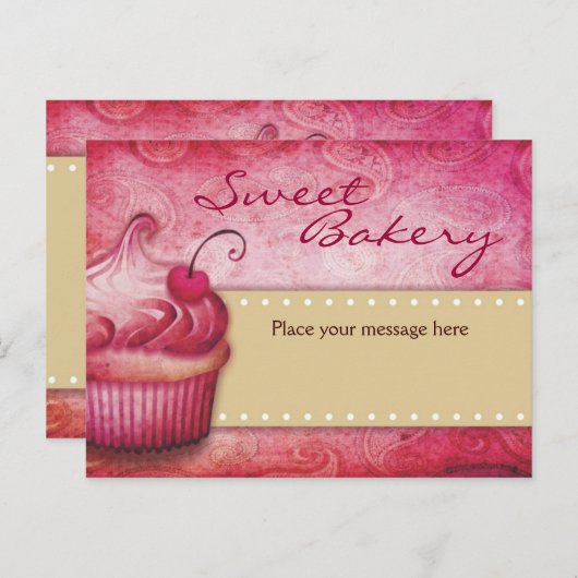 Briefkaarten van suikerbakkerij (Voorkant / Achterkant)