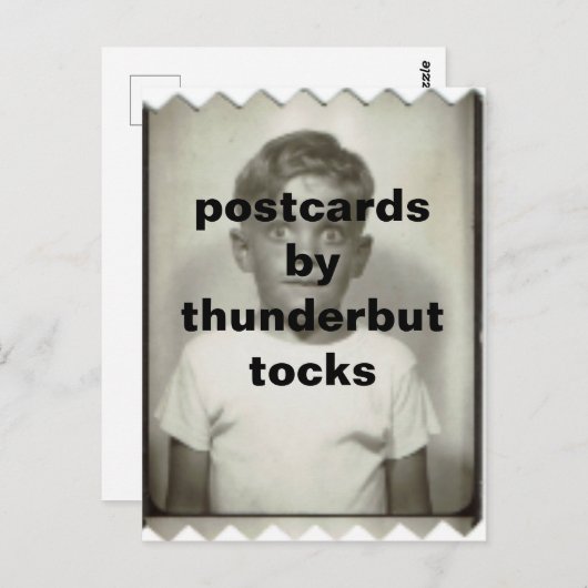 Briefkaarten van Thunderbuttocks (Voorkant / Achterkant)