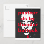 Briefkaarten van Thunderbuttocks (Voorkant / Achterkant)