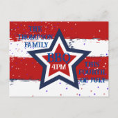 Briefkaarten van Uncle Sam 4 juli (Voorkant)