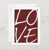 BRIEFKAARTEN VAN Valentijnsdag VERLIEZEN (Voorkant / Achterkant)