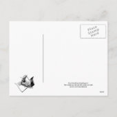 briefkaarten van Valentijnsdag vrouw (Achterkant)