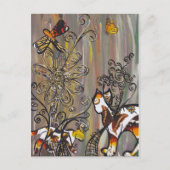 Briefkaarten van vlinderkatten (Voorkant)