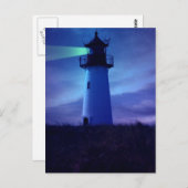 Briefkaarten van vuurtoren (Voorkant / Achterkant)