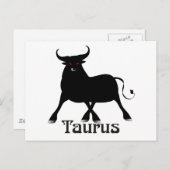 Briefkaarten van Whimsical Taurus (Voorkant / Achterkant)
