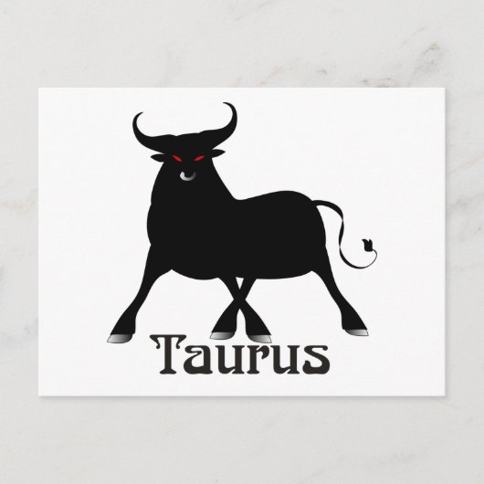 Briefkaarten van Whimsical Taurus (Voorkant)