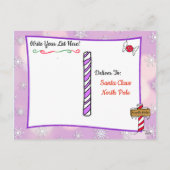 Briefkaarten vanaf Santa: Vakantie Etnische Elf (Achterkant)