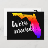 Briefkaarten verplaatsen met  Florida-landkaart (Voorkant / Achterkant)