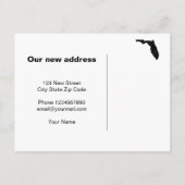 Briefkaarten verplaatsen met  Florida-landkaart (Achterkant)