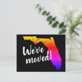 Briefkaarten verplaatsen met  Florida-landkaart (Staand voorkant)