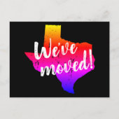 Briefkaarten verplaatsen met  Texas State-kaart (Voorkant)