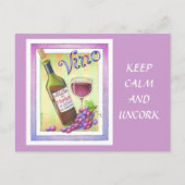 BRIEFKAARTEN - VINO! U had me bij MERLOT! (Voorkant)