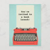 Briefkaarten voor boeklancering of literaire gebeu (Voorkant)