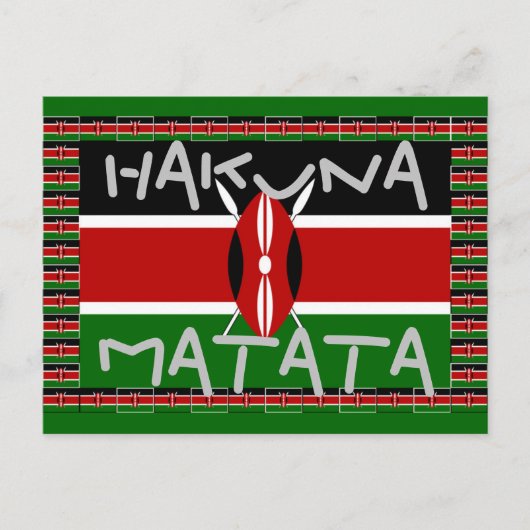 Briefkaarten voor cadeaubonnen van Hakuna Matata (Voorkant)
