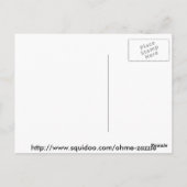 Briefkaarten voor damstructuur (Achterkant)