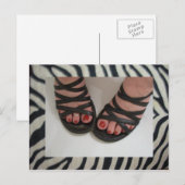  Briefkaarten voor de Zebra van Toes (Voorkant / Achterkant)