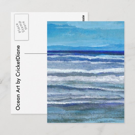 Briefkaarten voor de zeebodem Uitzicht (Voorkant / Achterkant)