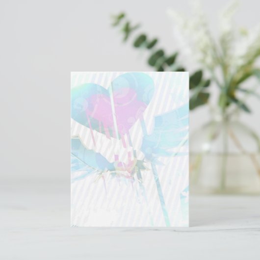 Briefkaarten voor hartgraffiti (Staand voorkant)