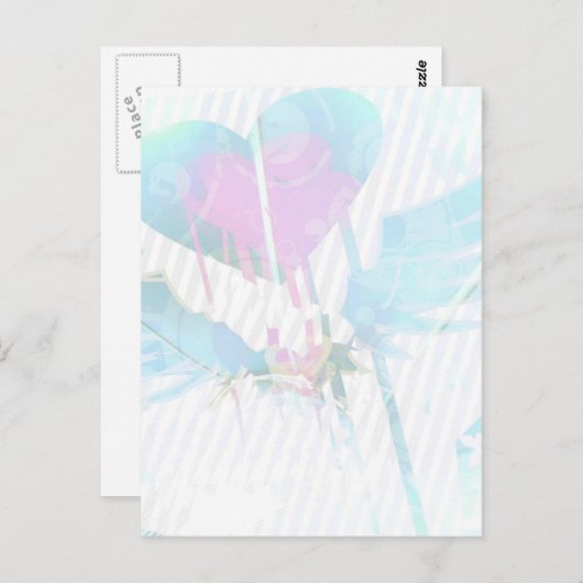 Briefkaarten voor hartgraffiti (Voorkant / Achterkant)