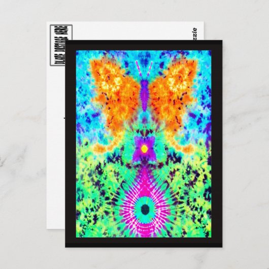 Briefkaarten voor het afwerpen van vlinders (Voorkant / Achterkant)