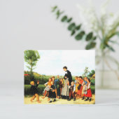 Briefkaarten voor het onderwijs aan landscholieren (Staand voorkant)