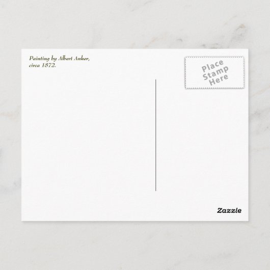 Briefkaarten voor het onderwijs aan landscholieren (Achterkant)