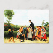 Briefkaarten voor het onderwijs aan landscholieren (Voorkant)