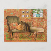 Briefkaarten voor het schilderen van katten (Voorkant)