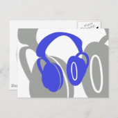 Briefkaarten voor hoofdtelefoons (Voorkant / Achterkant)