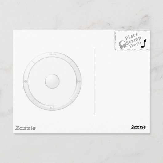 Briefkaarten voor hoofdtelefoons (Achterkant)