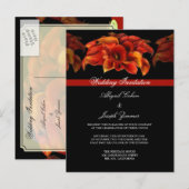 Briefkaarten voor huwelijksuitnodiging (Voorkant / Achterkant)