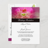 Briefkaarten voor huwelijksuitnodiging (Voorkant / Achterkant)