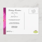 Briefkaarten voor huwelijksuitnodiging (Achterkant)