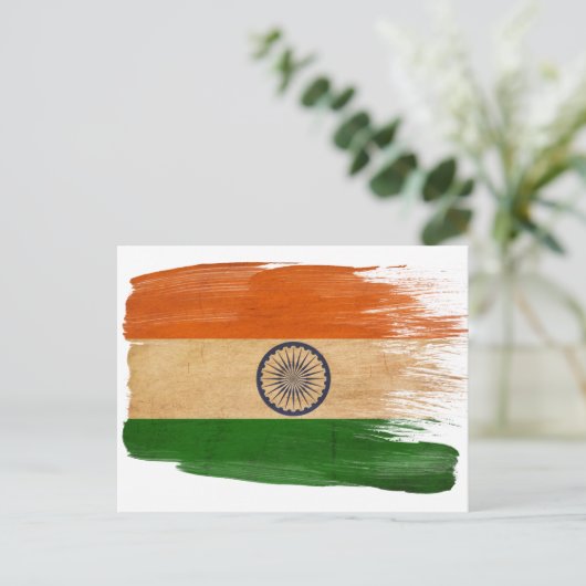 Briefkaarten voor Indiase vlag (Staand voorkant)