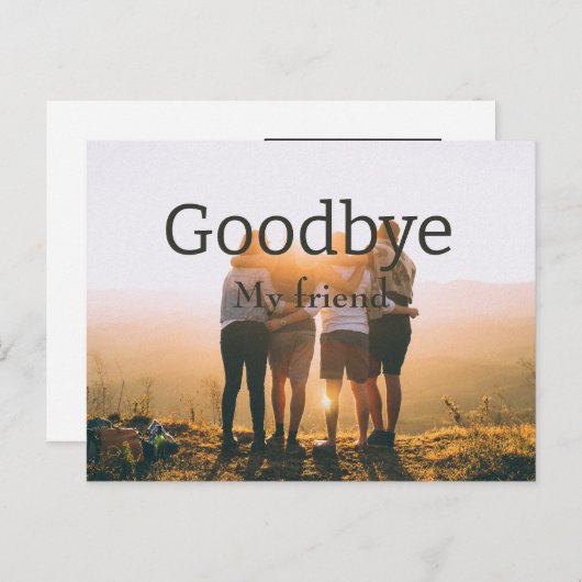 Briefkaarten voor je vriend (Voorkant / Achterkant)