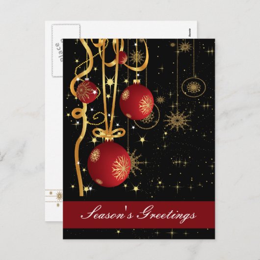 Briefkaarten voor kerstcadeautjes (Voorkant / Achterkant)