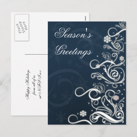 Briefkaarten voor kerstcadeautjes (Voorkant / Achterkant)