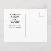 Briefkaarten voor kerstfeestdagen (Achterkant)
