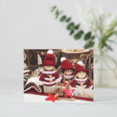 Briefkaarten voor kerstfeestdagen - Leeg op rug (Staand voorkant)